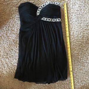 Strapless Black Dress